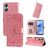 Mobigear Sunflower OPPO A17 Funda tipo libro Cartera - Magenta