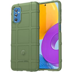 Mobigear Rugged Shield Samsung Galaxy M52 Flexible TPU Back cover Shockproof - Green