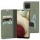 Mobiparts Classic Wallet Samsung Galaxy A12 Lompakkokotelo + Setelitasku - Stone Green