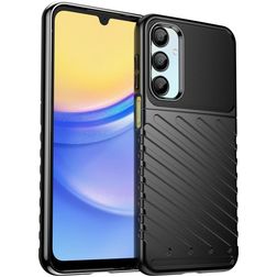 Mobigear Groove Samsung Galaxy A26 TPU flessibile Back cover - Nero