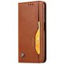 Mobigear Card Set Samsung Galaxy A30s Cover a libro portafoglio - Marrone