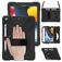 Mobigear SureGrip XGuard iPad 9 (2021) Fodral Hårdplast / Silikon Skal + Pennhållare + Axelrem + Ställ - Svart