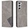 Mobigear Rhombus Slim Samsung Galaxy S25 Pungetui - Grå