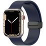 Mobigear Sport Mag Silikoni Apple Watch Ranneke Magneettilukko - 42/41/40/38 mm - Laivastonsininen