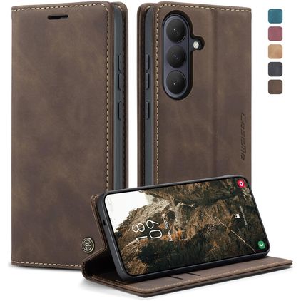 CaseMe 013 Samsung Galaxy S26 Lompakkokotelo + Setelitasku - Coffee