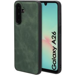Mobiparts Classic Samsung Galaxy A26 MagSafe TPU / Umělá kůže Zadní kryt - Emerald Green