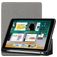 Mobigear Tri-Fold Gel iPad 5 (2017) TPU / Kunstlæder Pungetui + Stylus-holder - Grå