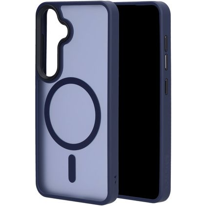 Mobiparts Hardcover Samsung Galaxy S25 MagSafe Funda Plástico rígido Carcasa - Satin Blue