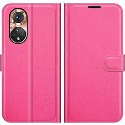Mobigear Classic HONOR 50 Capa livro Carteira - Magenta