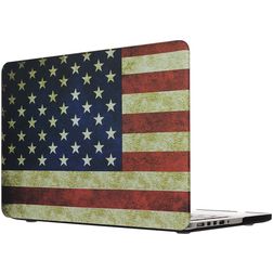 Mobigear Design MacBook Pro 13 palců (2012-2015) Pevný skořepinový kryt na MacBook - US Flag - Model A1425 / A1502