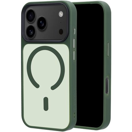 Mobiparts Hardcover iPhone 18 Pro MagSafe Hardcase Back cover - Satin Green