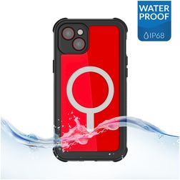 Ghostek Nautical Waterproof iPhone 14 Plus Resistente à água MagSafe Plástico rígido Capa traseira Antichoque - Preto