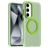 Mobigear Shockproof Samsung Galaxy S24 FE MagSafe Plástico rígido Capa traseira - Verde