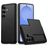 Mobigear Card Samsung Galaxy S26 Funda Plástico rígido Carcasa Antigolpes con tarjetero - Negro