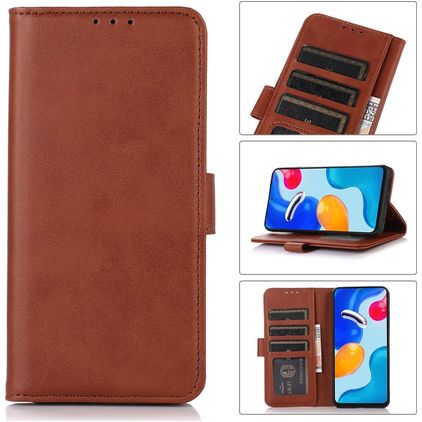 Mobigear Wallet Realme 9 5G Funda tipo libro Cartera - Marrón