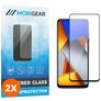 Mobigear Premium POCO M4 Pro 4G Tempered Glass Screen Protector - Case Friendly - Black (2-Pack)