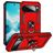 Mobigear Armor Ring Google Pixel 10 Pro XL Hardcase Etui plecki Wstrząsoodporne z pierścieniem - Czerwony