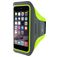 Mobiparts Comfort Fit Puhelinpidike juoksuun Neopreeni Käsivarsikotelo Urheilukotelo (max 16 cm x 8 cm) - Neon Green