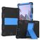 Mobigear ShieldStand Samsung Galaxy Tab A8 10.5 (2021) Plastica rigida / Silicone Back cover + Supporto - Nero / Blu