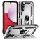 Mobigear Armor Ring Samsung Galaxy A14 Funda Plástico rígido Carcasa Antigolpes con anillo - Plateado