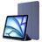 Mobigear Tri-Fold Gel iPad Air 11 polegadas (2024) TPU / Pele sintética Capa livro + Suporte para caneta stylus - Roxo