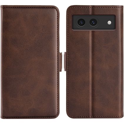 Mobigear Slim Magnet Google Pixel 8a Lompakkokotelo + Setelitasku - Ruskea
