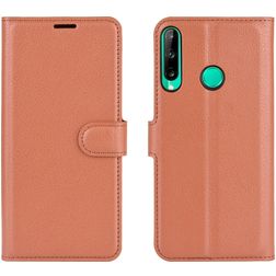Mobigear Classic Huawei P40 Lite E Wallet case - Brown