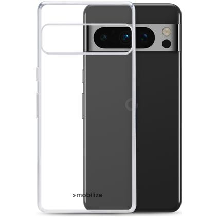 Mobilize Gelly Gennemsigtig Google Pixel 8 Pro Fleksibel TPU Bagsidecover - Gennemsigtig