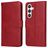 Mobigear Wallet Samsung Galaxy S24 Wallet case - Red