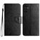 Mobigear Flowers Samsung Galaxy A36 Wallet case - Black