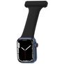 Mobigear Clip Hoitajan kellokiinnike Apple Watch Ranneke Hakaneula - 49/46/45/44 mm - Musta