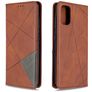 Mobigear Rhombus Slim Samsung Galaxy A41 Pungetui - Brun