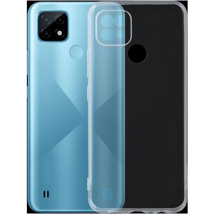 Mobigear Ultra Thin Transparentní Realme C21 Flexibilní TPU Extra tenké provedení Zadní kryt - Průhledná