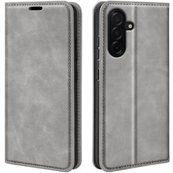 Mobigear Retro Slim Samsung Galaxy A27 Cover a libro portafoglio - Grigio