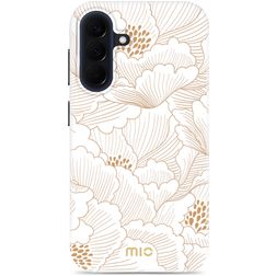 MIO Samsung Galaxy A57 MagSafe Funda Plástico rígido Carcasa - White Roses