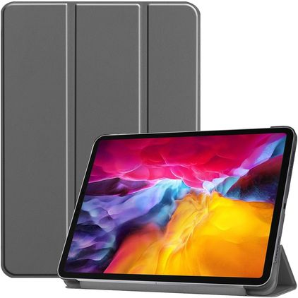 Mobigear Tri-Fold iPad Pro 11 polegadas (2022) Capa livro - Cinzento