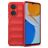 Mobigear Bumpy HONOR X7 TPU flexible Carcasa - Rojo