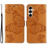 Mobigear Butterfly Samsung Galaxy A26 Knížkové pouzdro Peněženka - Koňaková