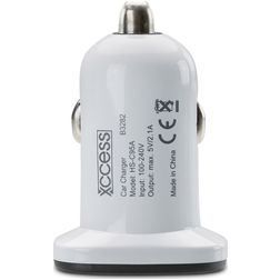Xccess Dual USB Autonabíječka 2,1A - Bílá