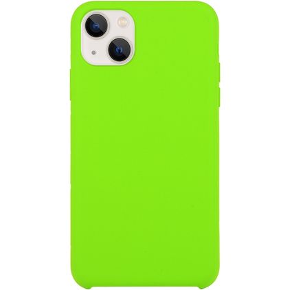 Mobigear Rubber Touch iPhone 15 Silicone Back cover - Verde lime