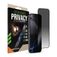 Striker Xtreme Impact Privacy iPhone 16 Pro Tempered Glass Screen Protector - Case Friendly - Black