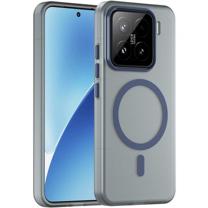 Mobigear Shockproof Xiaomi 15 MagSafe Fodral Hårdplast Skal - Mörkblå