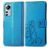 Mobigear Clover Xiaomi 12 Lite Pungetui med Seddelrum - Blå
