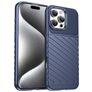 Mobigear Groove iPhone 16 Pro Max Flexibilní TPU Zadní kryt - Modrá