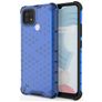 Mobigear Honeycomb Realme C21 Funda Plástico rígido Carcasa Antigolpes - Azul