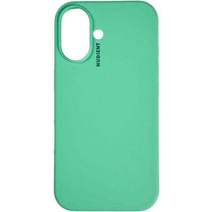 Nudient Base iPhone 16 Plus Silikon Skal - Mint Green