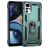 Mobigear Armor Ring Motorola Moto G22 Funda Plástico rígido Carcasa Antigolpes con anillo - Verde