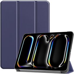 Mobigear Tri-Fold iPad Pro 11 tuuman (2025) Lompakkokotelo - Tummansininen