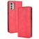 Mobigear Sensation Motorola Moto E32 Wallet case - Red
