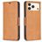Mobigear Excellent iPhone 17 Pro Max Wallet case - Cognac